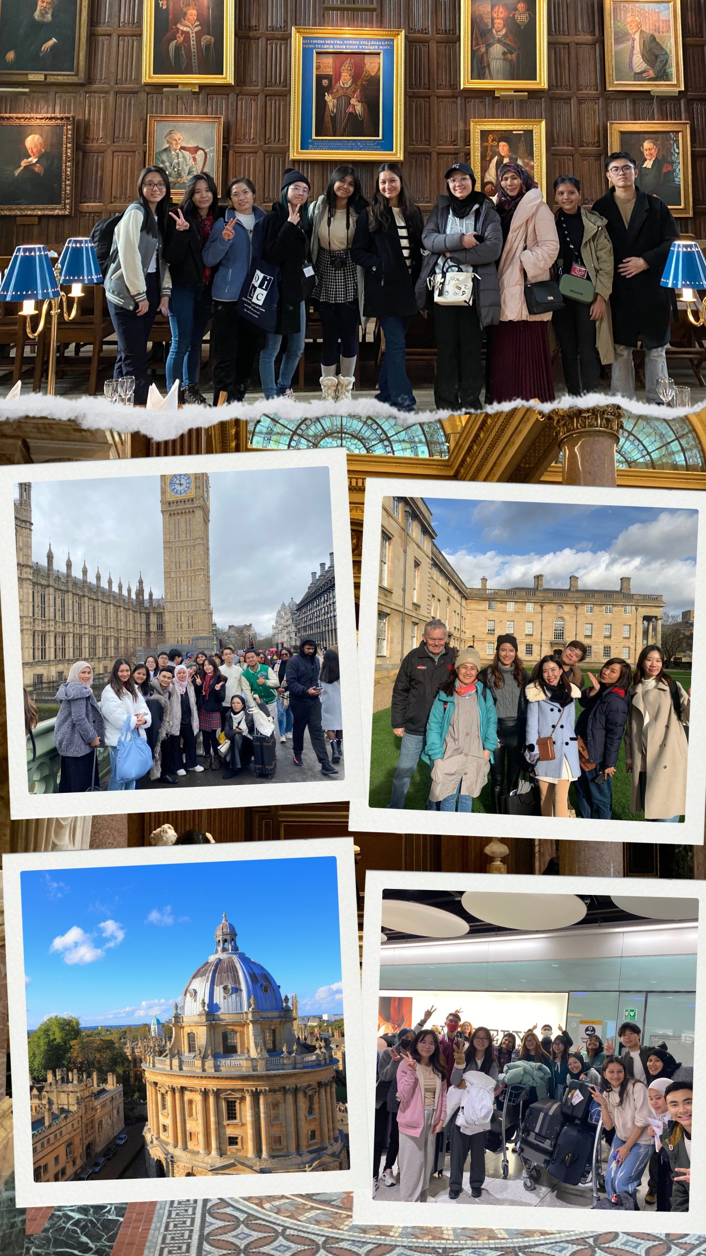Blue Grey White Vintage Photo Collage Instagram Story